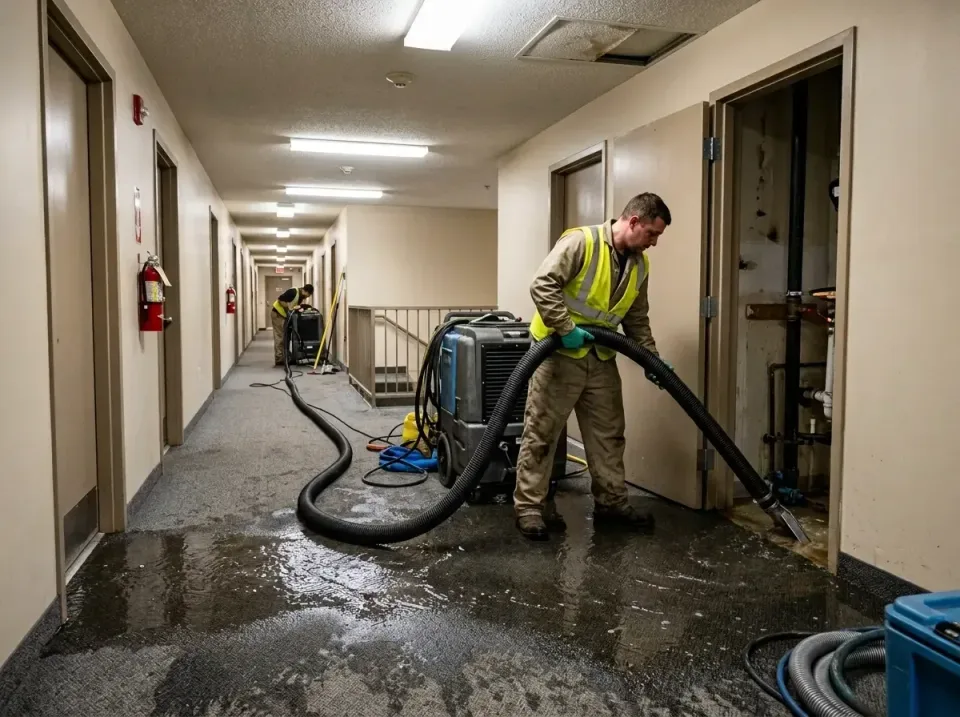 multi-unit-apartment-hallway-f-005 — frequently asked questions, Emergency Burst Pipe Water Extraction & Removal in Halesite…